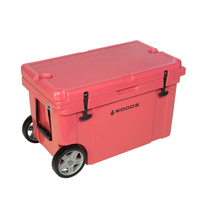 Esky with store wheels and handle